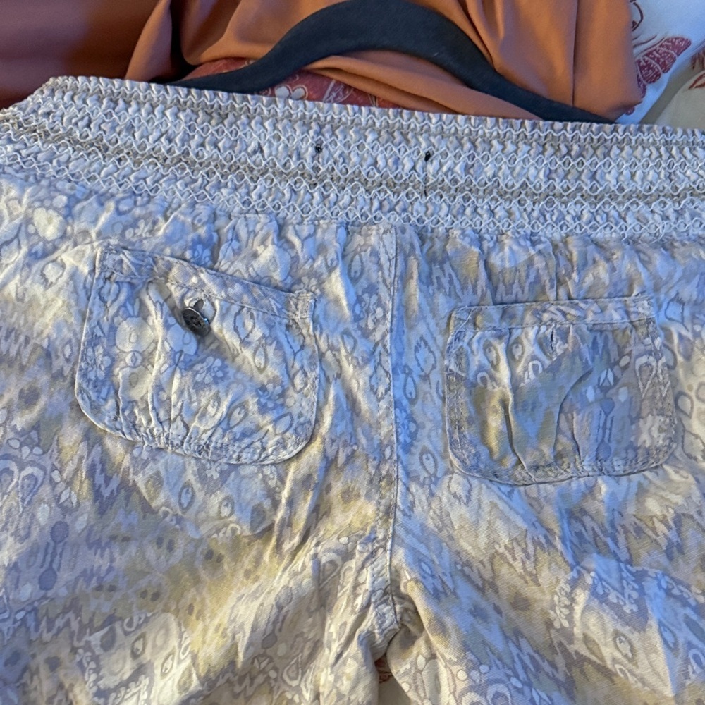 Rewash Blue and Gray Patterned Pants - Picture 4 of 4